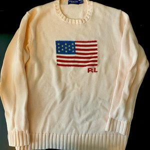 Ralph Lauren pink pony sweater